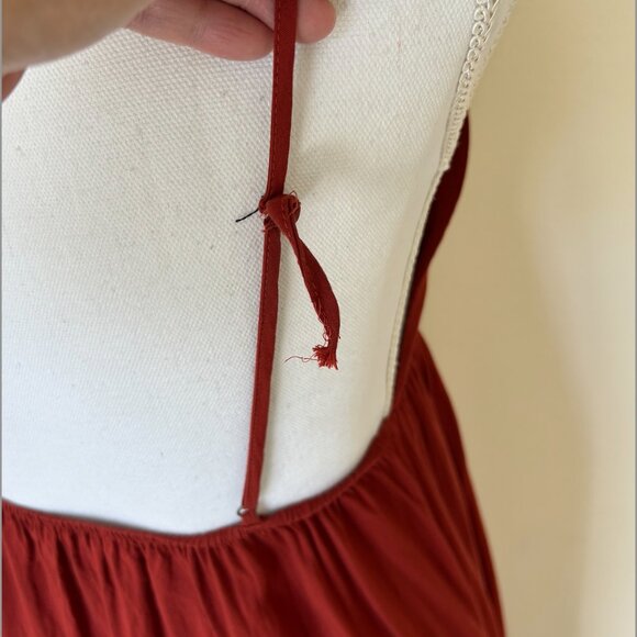 Burnt Sienna Maxi Dress Size Small - Picture 3 of 4